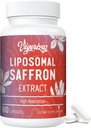 Saffron Kosttilskud - 100% Pure Saffron Extract 88,5 mg, Maksimal Absorption, Bedre Biotilgængelighed, Liposomal Kosttilskud til Mood, Focus & Vision - 60 Veganske Kapsler, Made in USA