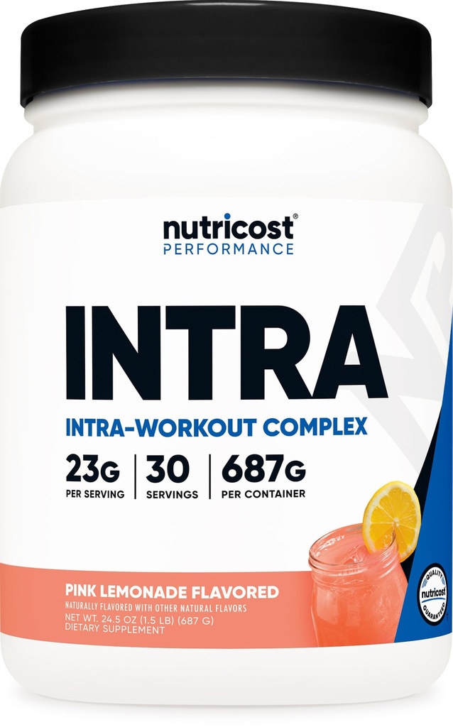 Nutricost Intra-træning pulver, 30 Servering (Pink Lemonade) - Non-GMO, Gluten Free, Intraworkout Supplement