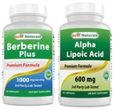 Bedste Naturals Berberine Plus 1000mg & Alpha Lipoic Acid 600 mg