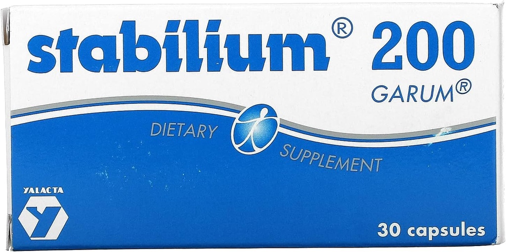 Allergy Research Group Stabilium 200 - Natural Sleep Aid for voksne uden melatonin, Nighttime Calm Support Supplement til at slappe af, Deep Restaured Sleep Support - 30 Kapsler (pakke med 1)