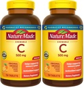 Nature Made Chewable C-vitamin 500 mg, Kosttilskud til immunforsvar, 150 tabletter, 150 dages forsyning (pakke med 2)