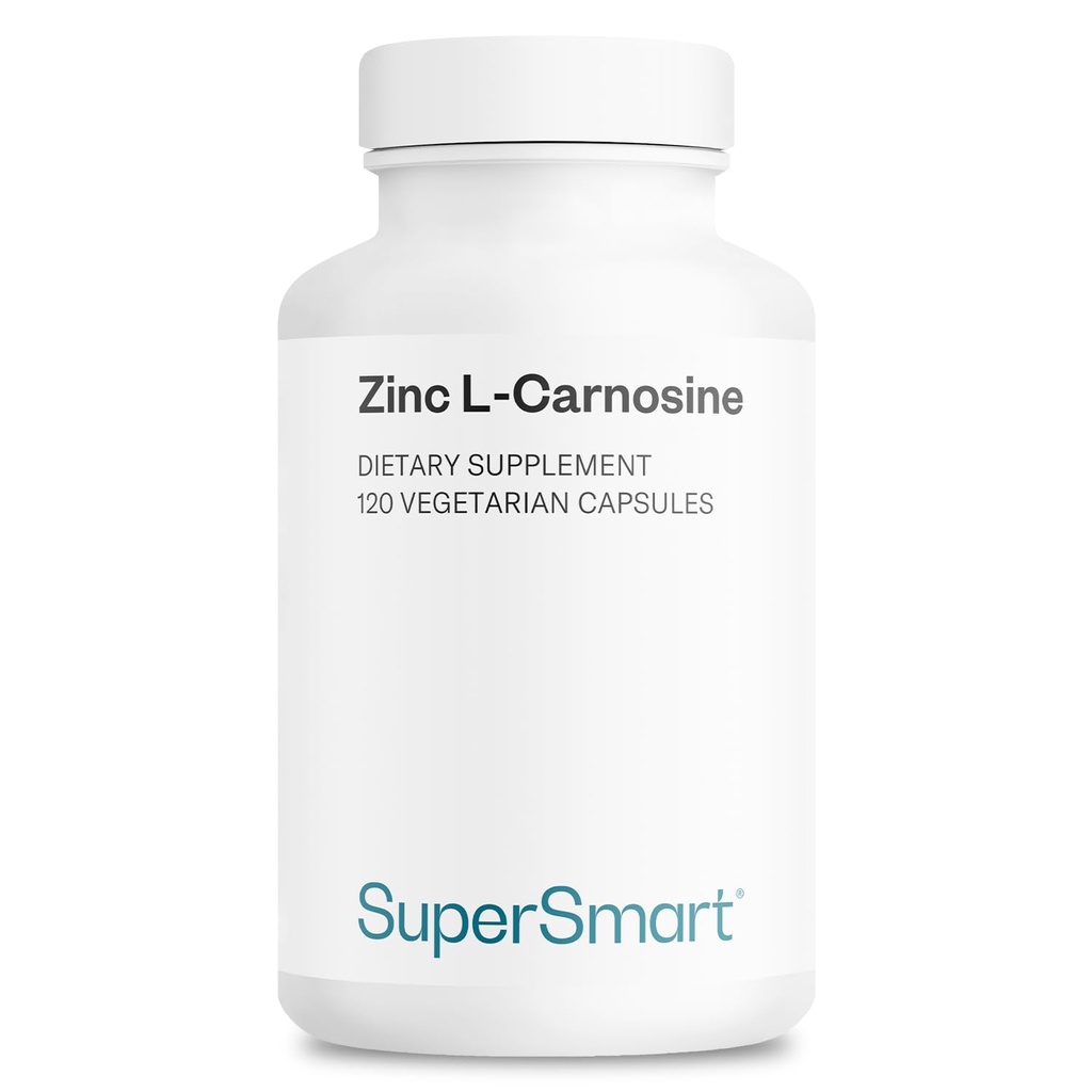 SuperSmart - Zink L- Carnosine 75 mg per dag (Well- Tolerated) - Zink Carnosine Supplement