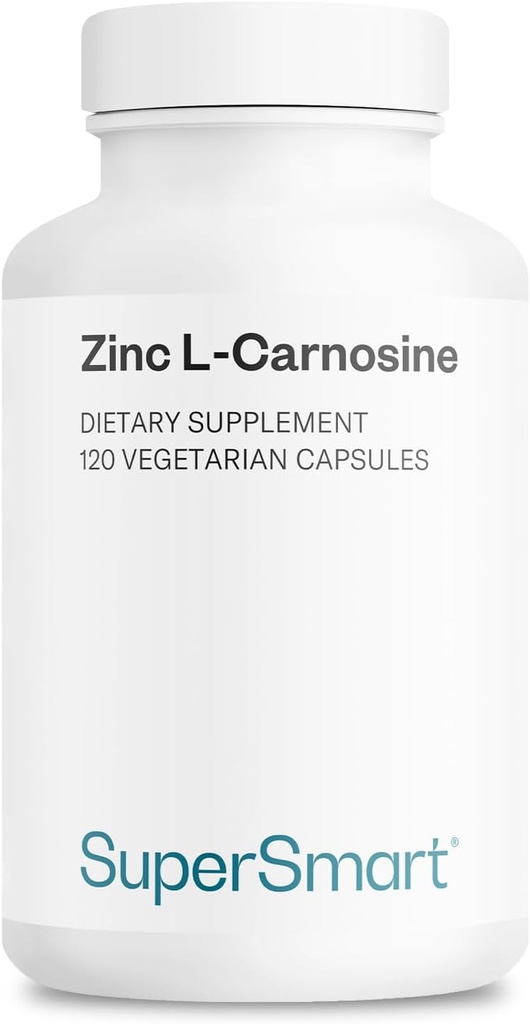 SuperSmart - Zink L- Carnosine 75 mg per dag (Well- Tolerated) - Zink Carnosine Supplement