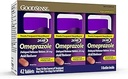 GoodSense Omeprazol Forsinkede tabletter 20 mg, Mavesyrereduktion for hyppig hjerterytme Behandling, 42 Tælling