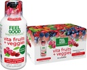 FeelGood Superfoods Vita Frugter og Veggies Immunitet Support Shot Kosttilskud, Frugt Punch Flavor, pakke med 10 Immunitetssko, Immunsystemet Booster drik lavet med 25 Økologiske Frugt & Grøntsager