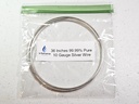 Pure Sølv Generator Wires - 9999 Sølv Elektroder - Pre-Cut 36 -Tommer 10 Gauge Wires - Fits LifeForce Generatorer