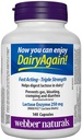 Webber Naturals Lactase Enzyme Extra Styrke 140 Kapsler