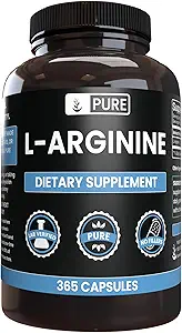 Pure Original Ingredienser L- arginin (730 kapsler) Ingen Magnesium eller Rice Fillers, Altid Pure, Lab Verified
