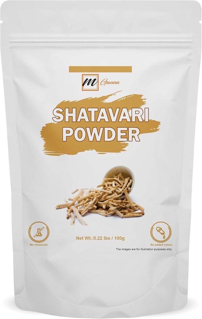 100% Natural Shatavari/Asparagus Racemosus Powder for Health and Skin Care 0.22 LBS / 100 GMS