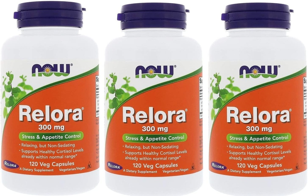 Foods Relora 300 mg, Vega- kapsler, 120- Greve (pakning med 3)