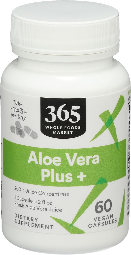 365 af Whole Foods Market, Aloe Vera Plus +, 60 Greve