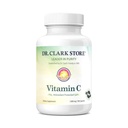 Dr. Clark Vitamin C Supplement 1000mg - Gluten Free, Immunity Support, Potent antioxidant, Understøtter hjerne funktion, fremmer vævsdannelse og reparation, 100 Gelatine kapsler