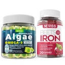 Vegansk Omega 3 Gummies 1000mg + jerntilskud 12, 5 mg