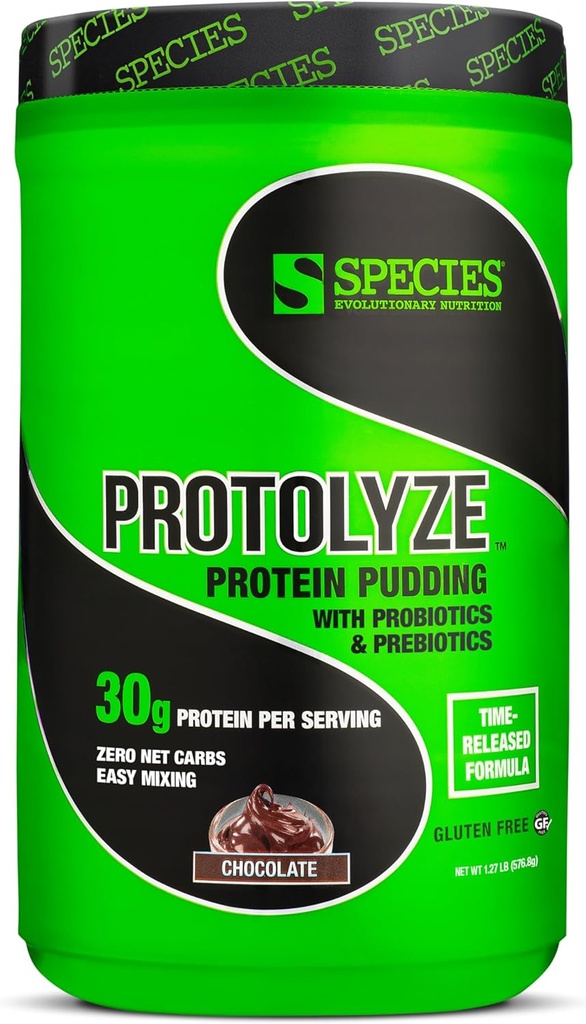 Art Nutrition Protolyze Protein Pudding, 30 Bedste Muskel Building Protein Powder, Lav kalorie & Carb, Zero Sugar, Chokolade