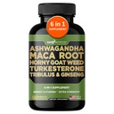 Gade Nutrition Ashwagandha med Maca Root, Horny Geat Weed, Turkesterone Supplement, Tribulus Terrestris, Panax Ginseng Budding- 124; 90 Vegetabilske kapsler til energi, Stamina, Performance.