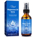 Magnesium Oil Spray- 100% Organic Natural Magnesium Spray- Nourish The Skin- Easy to Absorb and Use- Glass Flaske 2 fl oz