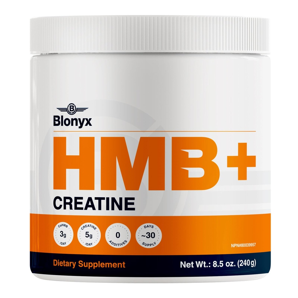 HMB + Creatin Supplement - 3g Daglig HMB for forbedret styrke, Power & Recovery, Ideel til høj-intensitet atleter, 30-dages forsyning