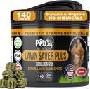 Pet Chef Lawn Saver, Soft Chew, Vegan Bacon! Canine Urin Yard Burn Stopper. Bygger garder, beskytter plante skader og hjælper med at vokse tilbage garder. Forebygger skader på Yard Pee
