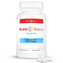 Brain Basic Opti D3 Plus - D3 5000 IE vitamin med K1, K2 og Magnesium - Brain Support Supplement for Mood, Mind, Memory - Knogler, muskler og immunforsvar - Gluten Free, Soy Free, og Dairy Free
