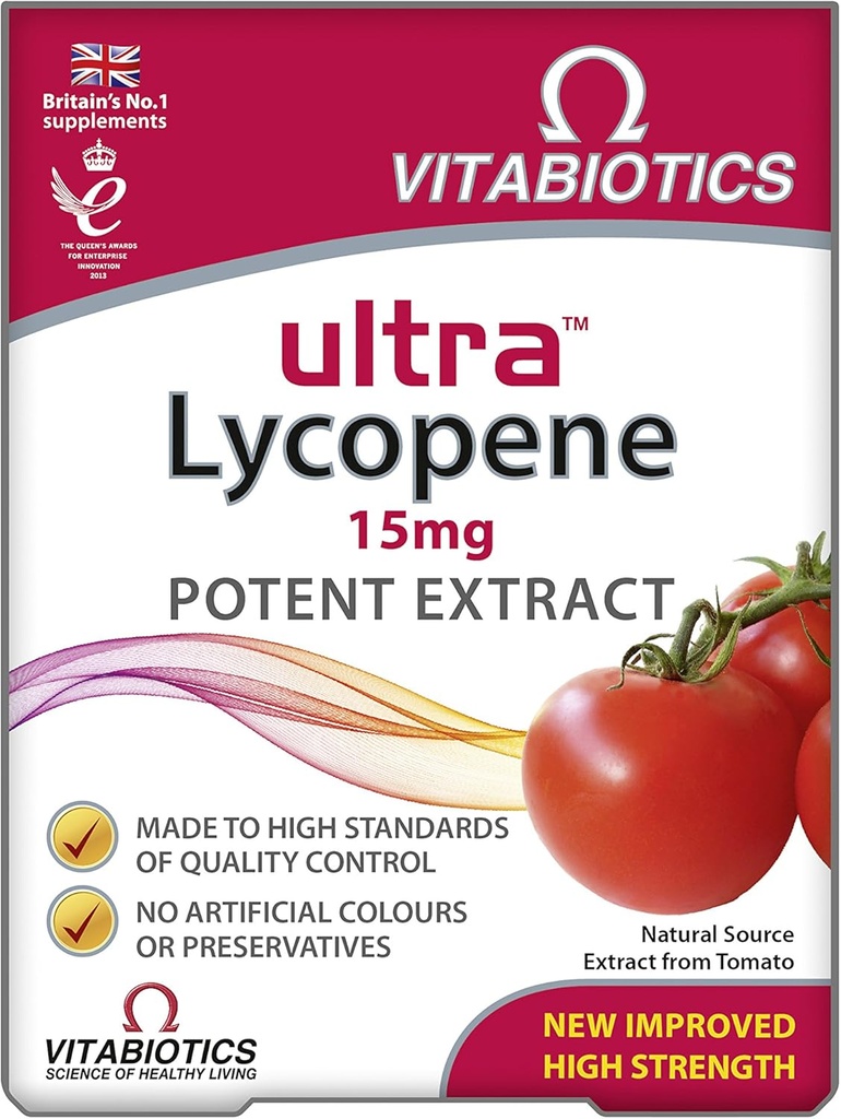 Ultra Lycopene tabletter - pakning med 30 tabletter