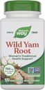 Nature 's Way Wild Yam Root Capsules, Women' s Traditional Health Support *, 700 mg pr. 2-capsule Serving, Non- GMO Project Verified, 100 Vegan Capsules (Packaging May Vary)