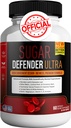 Sukker Defender Ultra - Avanceret formel med vitaminer, mineraler, Banaba Leaf, og mere - 60 kapsler, Vegan, non-GMO, glutenfri (1)