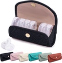 BAGSFY Weekly Pill Organizer 2 gange om dagen i en sød stof pille sag, Medicine Bag, AM PM Pill Box 7 dag, Portable Medicin rejse sag for piller, vitaminer, fiskeolier, kosttilskud.