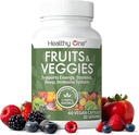 Sunde frugter og grøntsager - 27 Balancerede hele fødevarer af natur - Vitamin - Mineraler - Antioxidanter - Detox - Grøntsager - Kale - Broccoli - Spinat - Beets - Hindbær - Multivitamin - 30 Servering