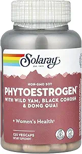 Solaray Phytoestrogen Supplement, 120 Count