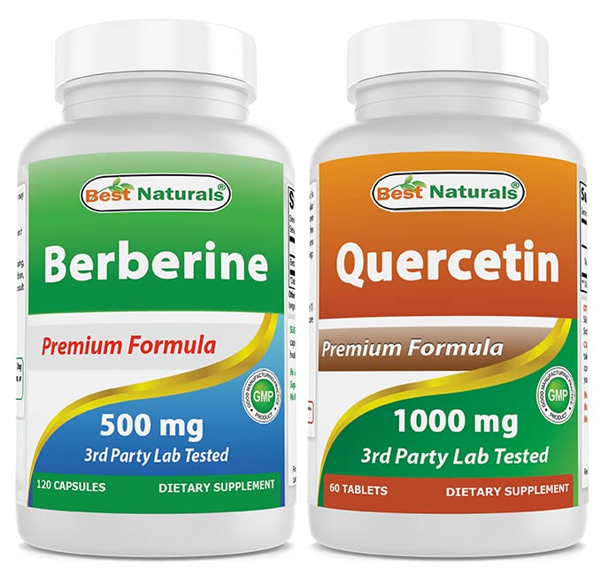 Bedste Naturals Berberine 500m & Quercetin 1000 mg