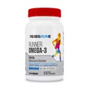 Runner Omega 3 Fish Oil - Triple Strength Nutritional Sport Supplement - Hjælper støtte hjerte & fælles sundhed til kørsel med Omega- EPA & DHA - 1000 mg, 1 måned kapsler til mænd og kvinder