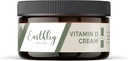 Earthley Wellness D-vitamin Cream, naturlige topiske D-vitamin med vitaminer A, D, & K2, hjerte sundhed, hud sundhed, og graviditet, torsk lever olie base (4 oz, D-vitamin Cream)