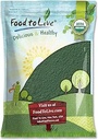 Mad til levende økologisk chlorella pulver, 8 Pounds - Non-GMO, Kosher, Raw Green Algae, Vegan Superfood, Bulk, Pure Vegan Green Protein, Rich in Vitamin and Minerals, Great for Drinks, Broken Cell Wall