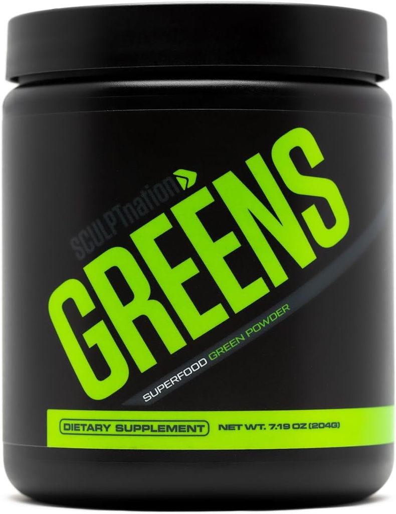 Designnationen af V Shred Green - Premium Green Powder & Superfood Blend med Collagen til at støtte hud, fordøjelse og energi - 30-dages levering