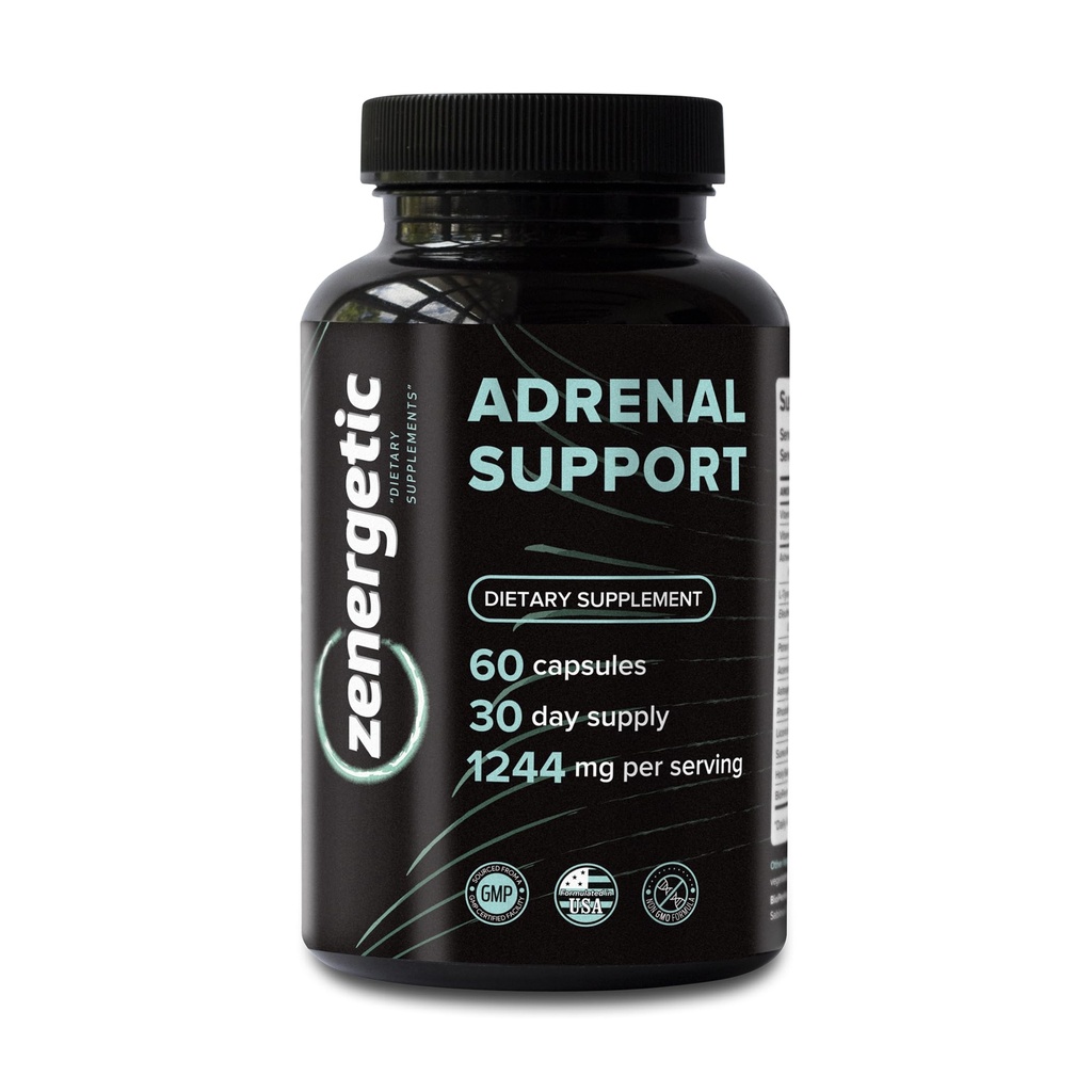 Adrenal Support Supplements Downloader Cortisol Manager, Calm Support, Mood & Energy Support, med Ashwagandha, L-Tyrosine, Rhodiola Rosea & Holy Basil
