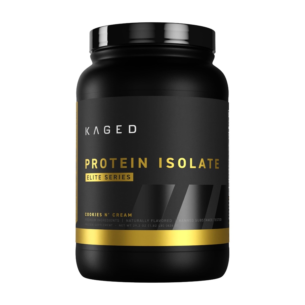 Cated Whey Protein Isolate Elite Powder # 124; Cookies & Cream # 124; Whey, Casein, & Milk Protein Blend # 124; Post Workout Recovery Drink # 124; Understøtter muskeltræning # 124; Kosttilskud til mænd & kvinder # 124; 2 lbs