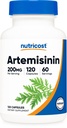 Nutricost Artemisinin 200mg, 120 Vegetarian Capsules - Non-GMO, Gluten Free, 60 Servings