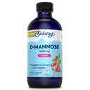 SOLARAY D- Mannose 1000 mg Flydende formel med CranActin Cranberry Extract - D Mannose Cranberry tillæg med C-vitamin - Understøtter urinvejssundhed - 60- dag garanti, 16 Servering, 8 FL OZ