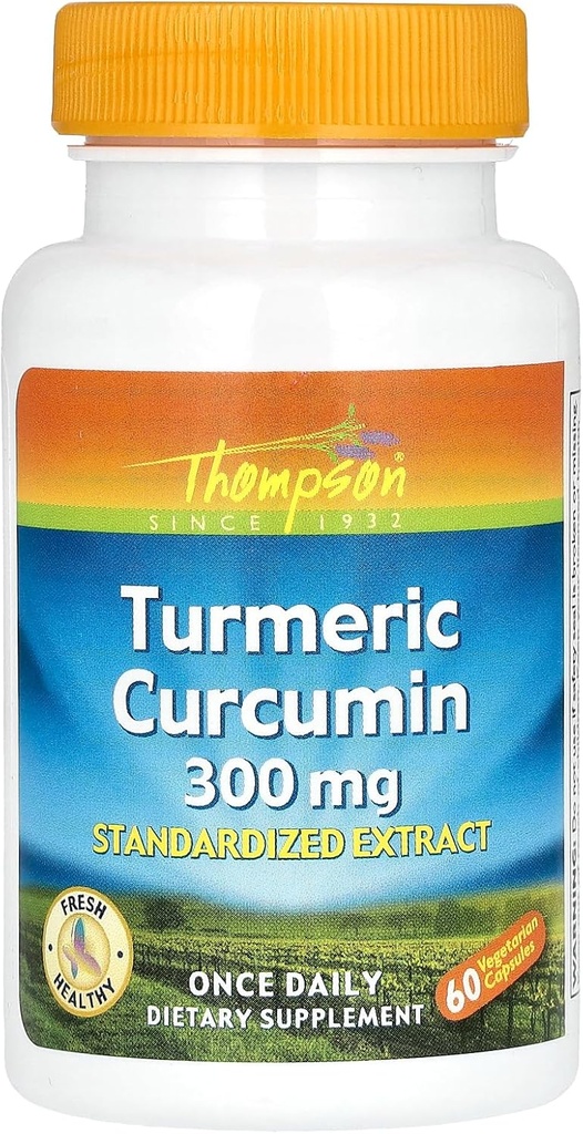 Gurkemeje 300 mg Thompson 60 Caps