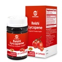 Lycopene Supplement 100mg, Natural Tomato Extract with Reishi Mushroom 200mg, Mushroom Capsule for immun Health, Gluten- Free, Non- GMO, Vegan, 60 Rapid Release Capsules