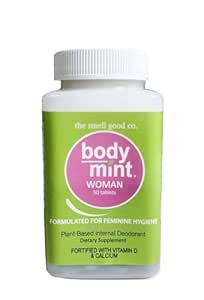 Body Mint Woman Note 124; Chlorophyll Deodorizing Supplement for Full Body Feminine Hygiene & Freshness