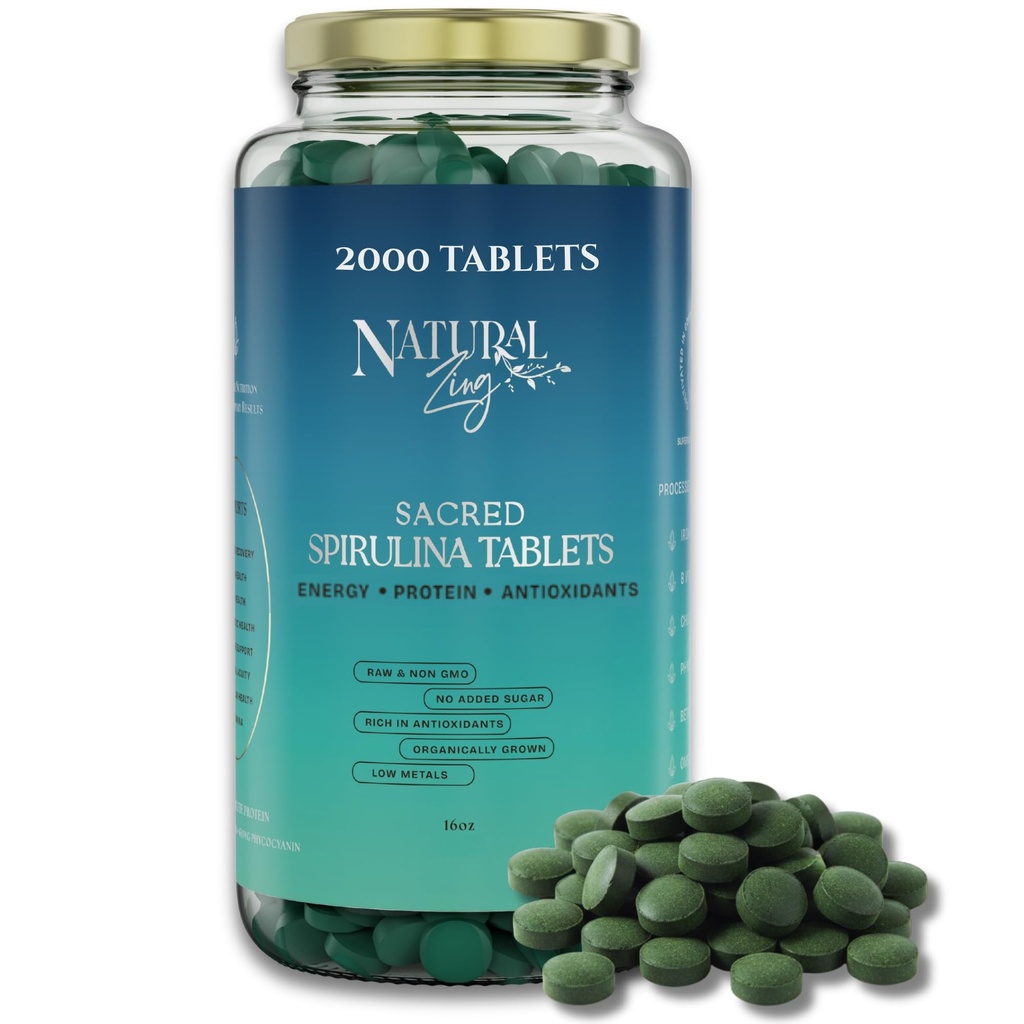 Naturlig Zing 100% Pure Spirulina (Raw, Organic)
