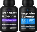 NutraChamps Lever renser kapsler og lunger renser kapsler 2 pakning bundle