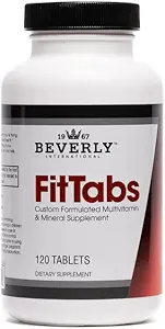 Beverly International Fit Tabs Daily Multi- Vitamin / Mineral med Iron Peptonat, 120 tabletter. (30 Servere) Bemærk forskellen. Gå ikke glip af de sunde fordele. Dit sind og krop er prioriteret.