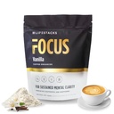 Focus Coffee Creamer for Energy & Clarity - MCT Powder + Nootropics + Adaptogens - Boost Produktivitet uden Jitters eller Crash - Keto, Vegan, 0 Sukker - med Taurine, L-Tyrosin, Rhodiola