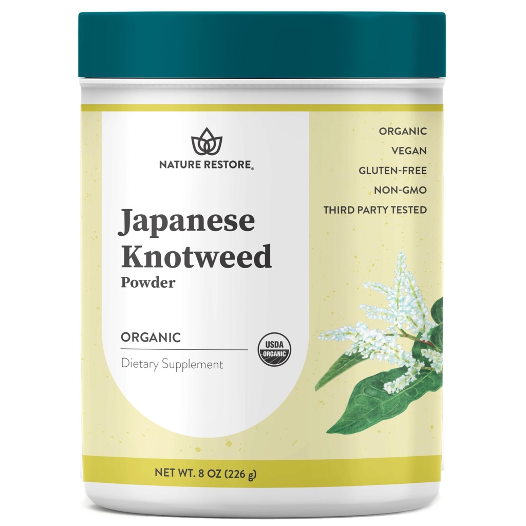 Nature Gendanne Japansk Knotweed Powder, 8 Ounce, Natural Transveratrol, Non GMO, Gluten Free, Også kendt som Polygonum Cuspidatum