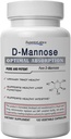 Superior Labs D- Mannose 500 mg, Pure Non- GMO Optimal Absorption Prebiotic, Urinary Tract, Brege & Nyre UTI Support, fordøjelse & leversygdom, IC Relief for kvinder & mænd, 120 Veg Caps
