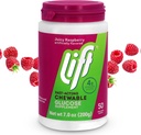Løft Glucose Fast- Fungerende Glucose Chewable Energy Tablets, Hindbær, 50 ct Jar (Pack of 1)