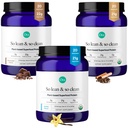 Ora Organic Protein Powder Vanilla, Chocolate & Vanilla Chai Bundle: 21g Plant Based, Vanilla, Vanilla Chai, 20 Servere + 22g Plant Based, Chocolate, 20 Servere