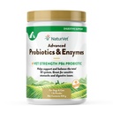 NaturVet - Advanced Probiotics & Enzymes - Plus Vet Strength PB6 Probiotisk Name 124; Understøtter og Balancer Kæledyr med sensitive stomachs & fordøjelsesmæssige spørgsmål